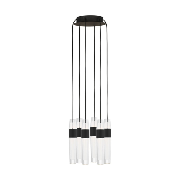Visual Comfort Modern - SLCH40027B - LED Chandelier - Lassell - Nightshade Black