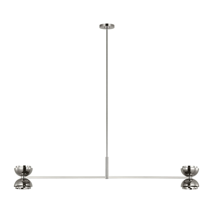 Visual Comfort Modern - SLLS31927N - LED Linear Chandelier - Shanti - Polished Nickel
