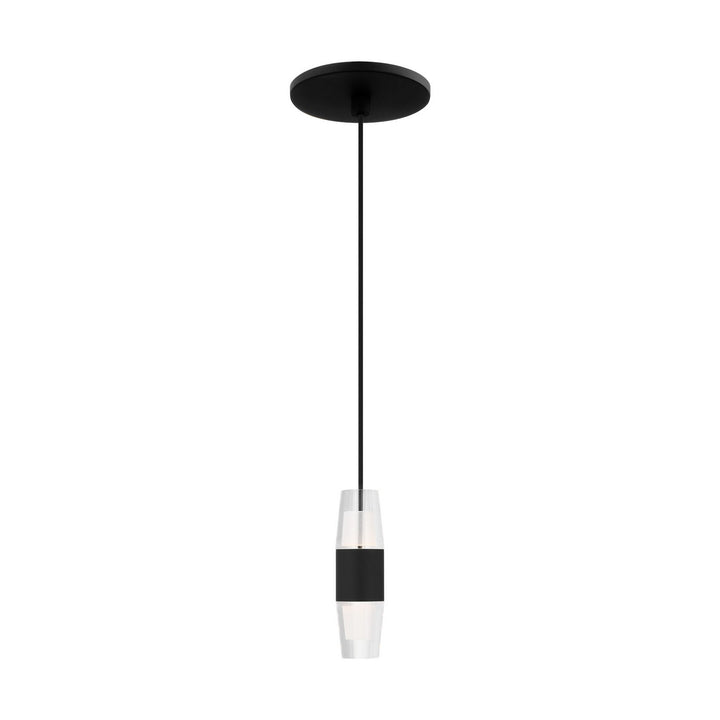 Visual Comfort Modern - SLPD38127B - LED Pendant - Lassell - Nightshade Black