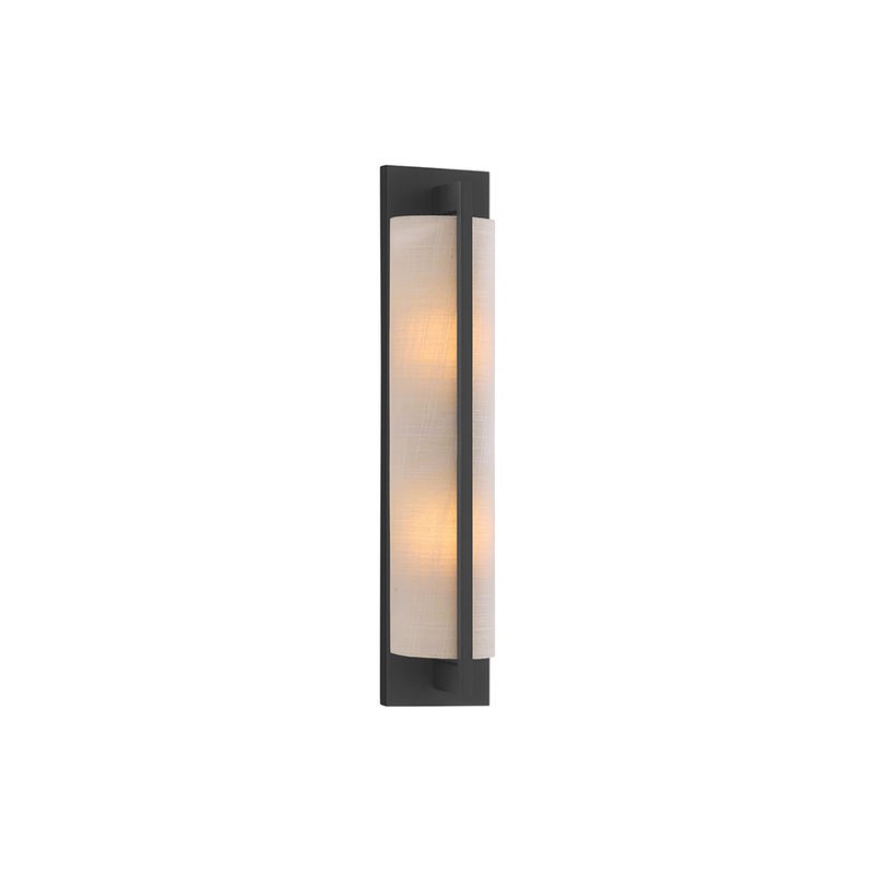 Carver Two Light Wall Sconce in Matte Black Savoy House