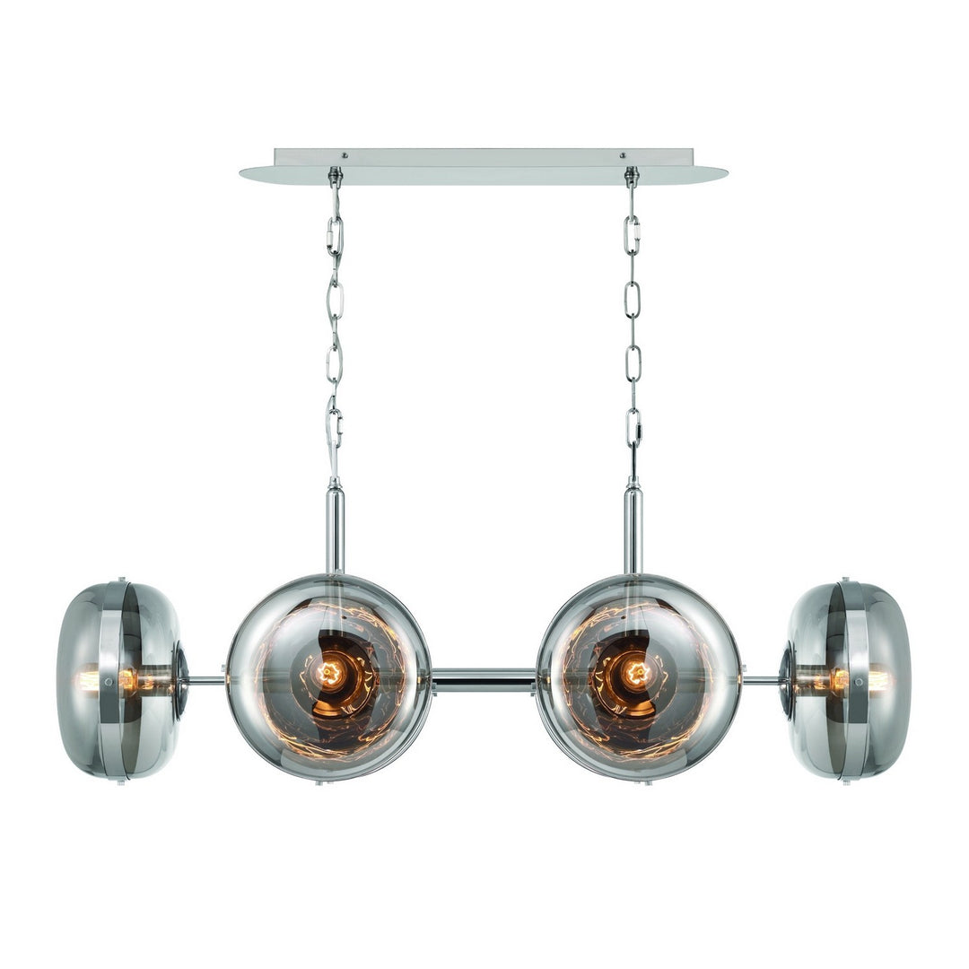 Eurofase Canada - 38130-022 - NOTTINGHAM-CHD-6LT-44IN-PN-SK - NOTTINGHAM - Polished Nickel