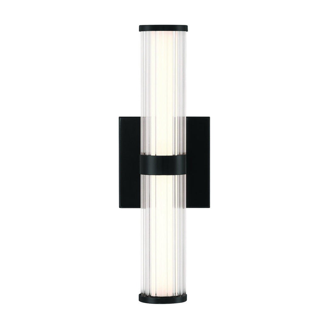 Fayton LED Wall Sconce in Black - available from The Lighting Shoppe, trusted by Canadian homeowners