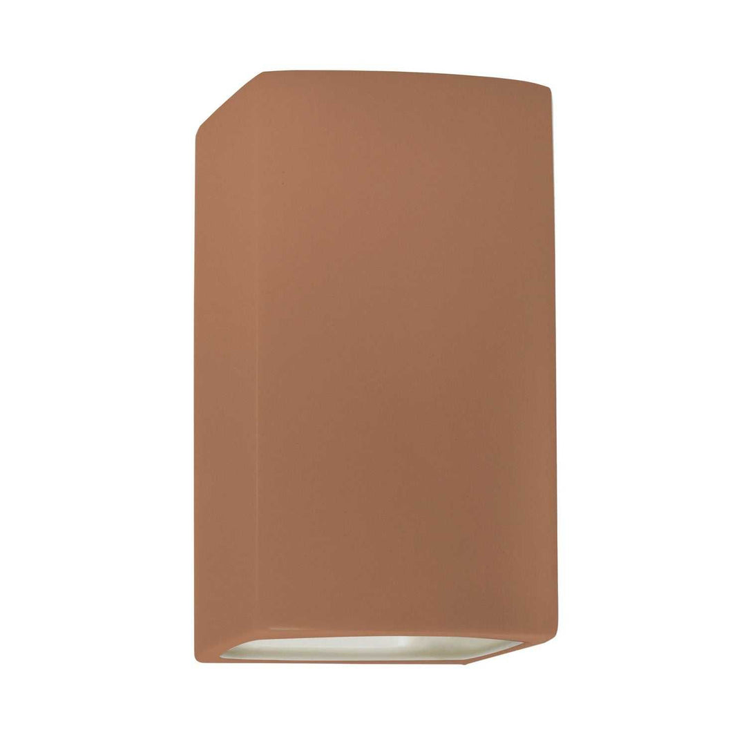 Ambiance One Light Wall Sconce in Adobe Justice Designs