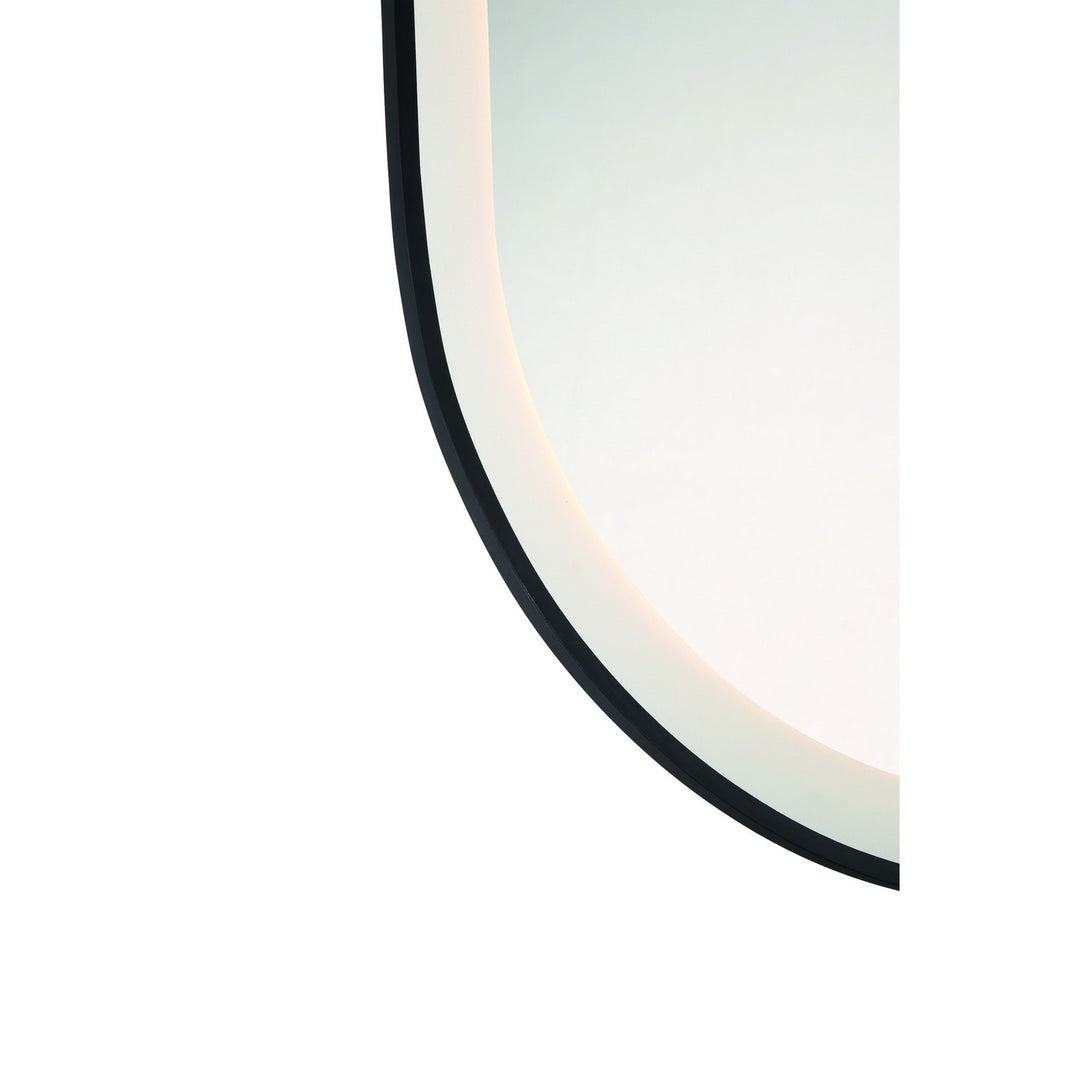 Sara LED Mirror in Black - available from The Lighting Shoppe, trusted by Canadian homeowners