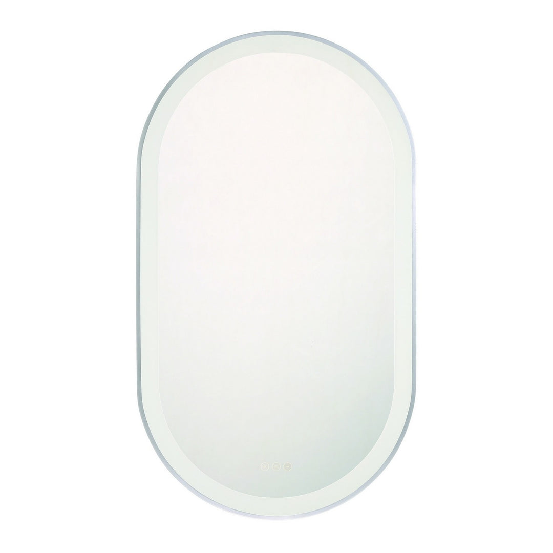 Sara LED Mirror in Silver - available from The Lighting Shoppe, trusted by Canadian homeowners