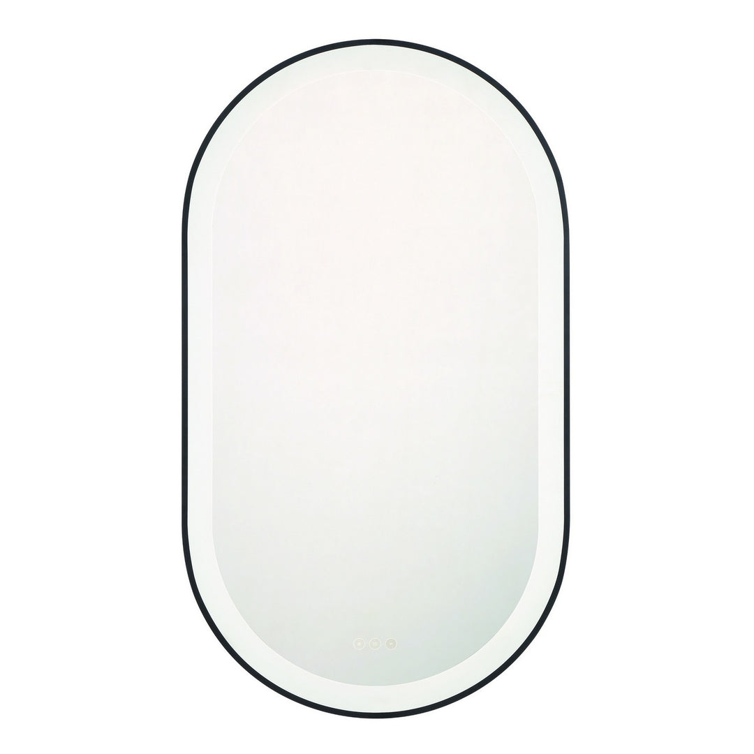 Sara LED Mirror in Black - available from The Lighting Shoppe, trusted by Canadian homeowners