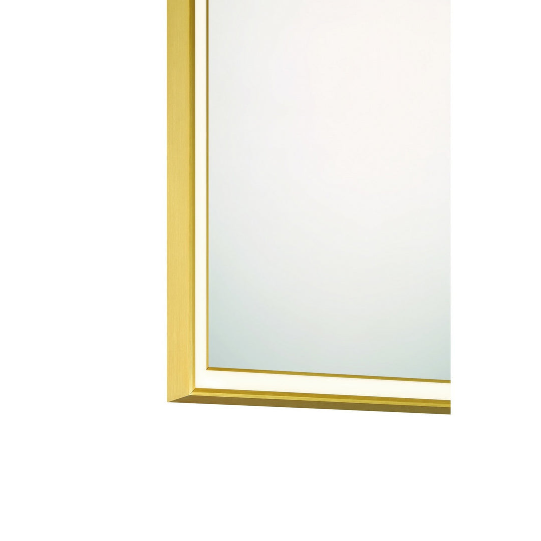Nixon LED Mirror in Gold - available from The Lighting Shoppe, trusted by Canadian homeowners