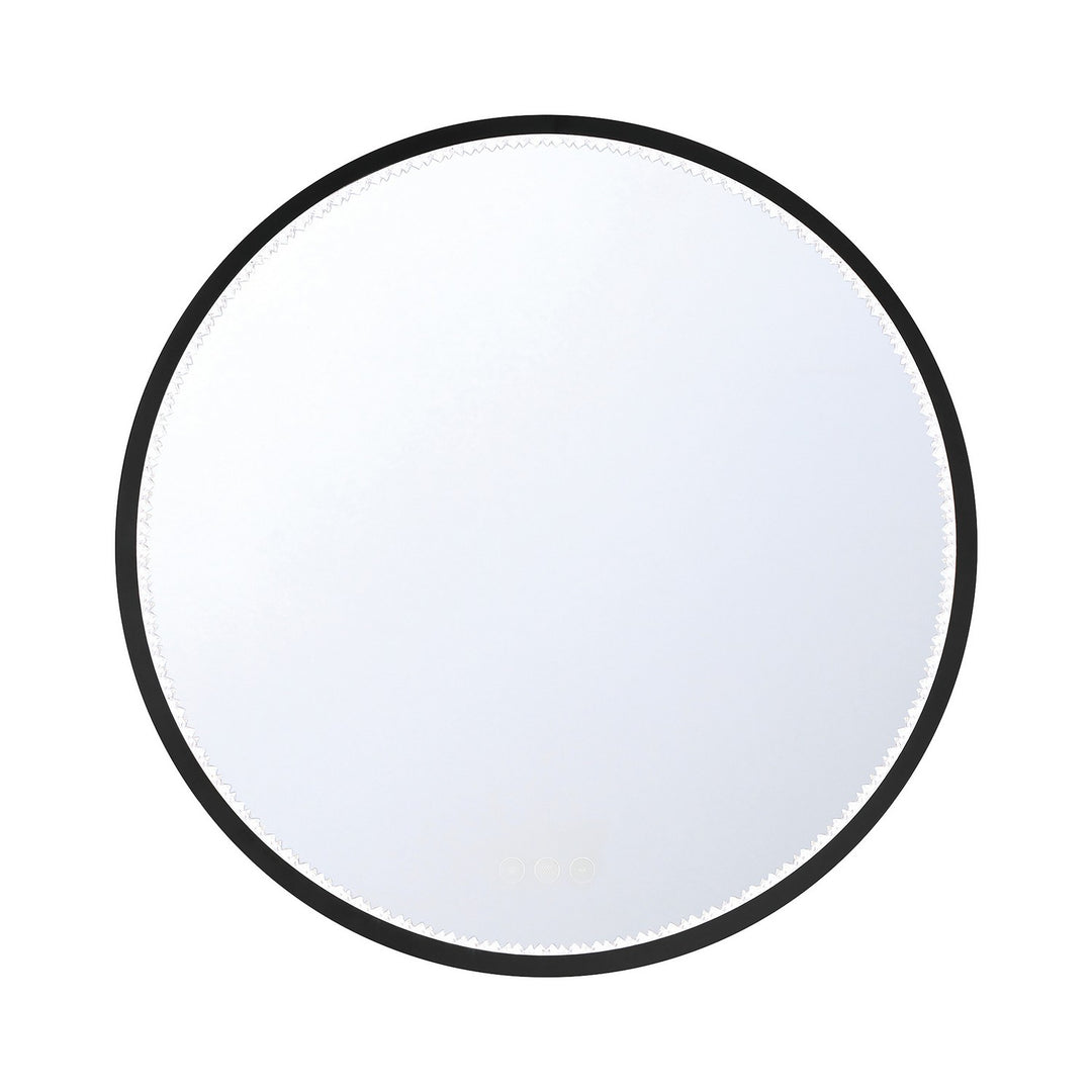 Cerissa LED Mirror in Black - available from The Lighting Shoppe, trusted by Canadian homeowners