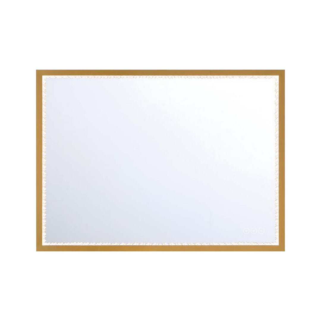 Cerissa LED Mirror in Gold - available from The Lighting Shoppe, trusted by Canadian homeowners