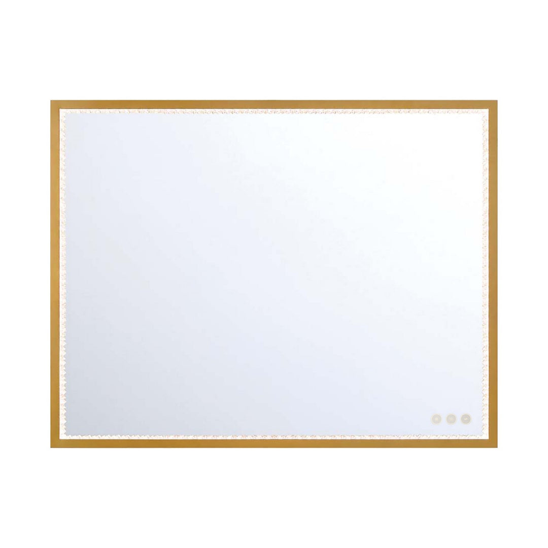 Cerissa LED Mirror in Gold - available from The Lighting Shoppe, trusted by Canadian homeowners