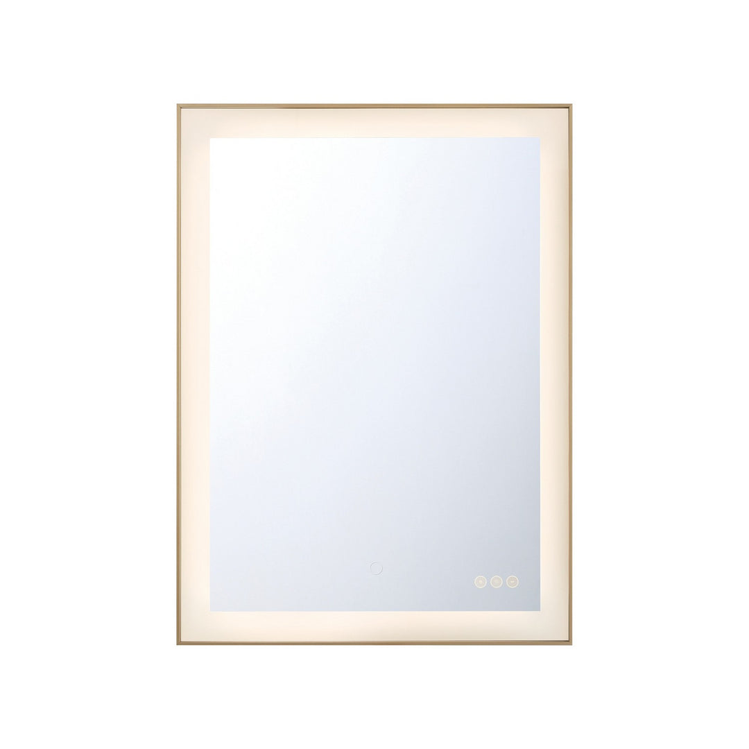 Lenora LED Mirror in Gold - available from The Lighting Shoppe, trusted by Canadian homeowners