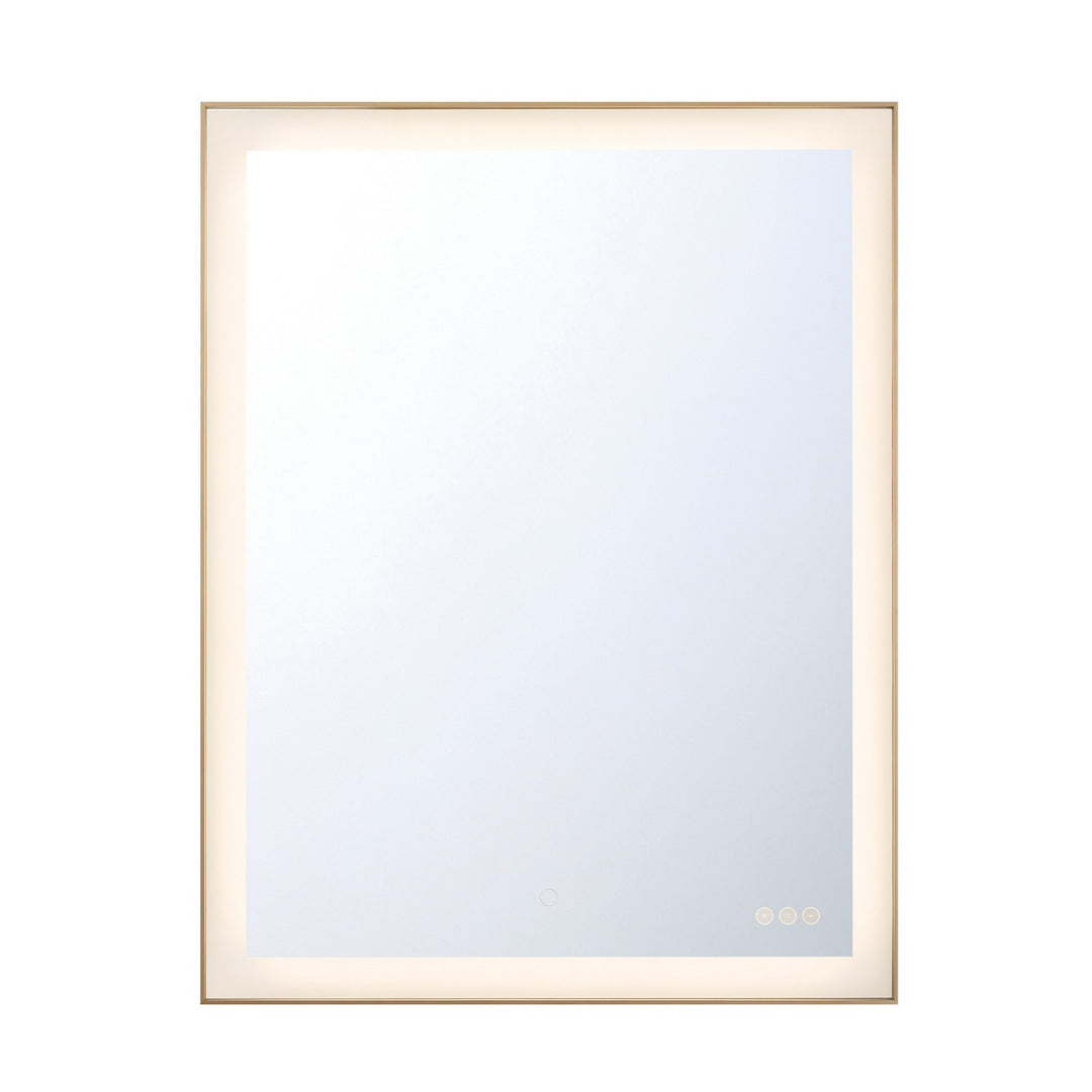 Lenora LED Mirror in Gold - available from The Lighting Shoppe, trusted by Canadian homeowners