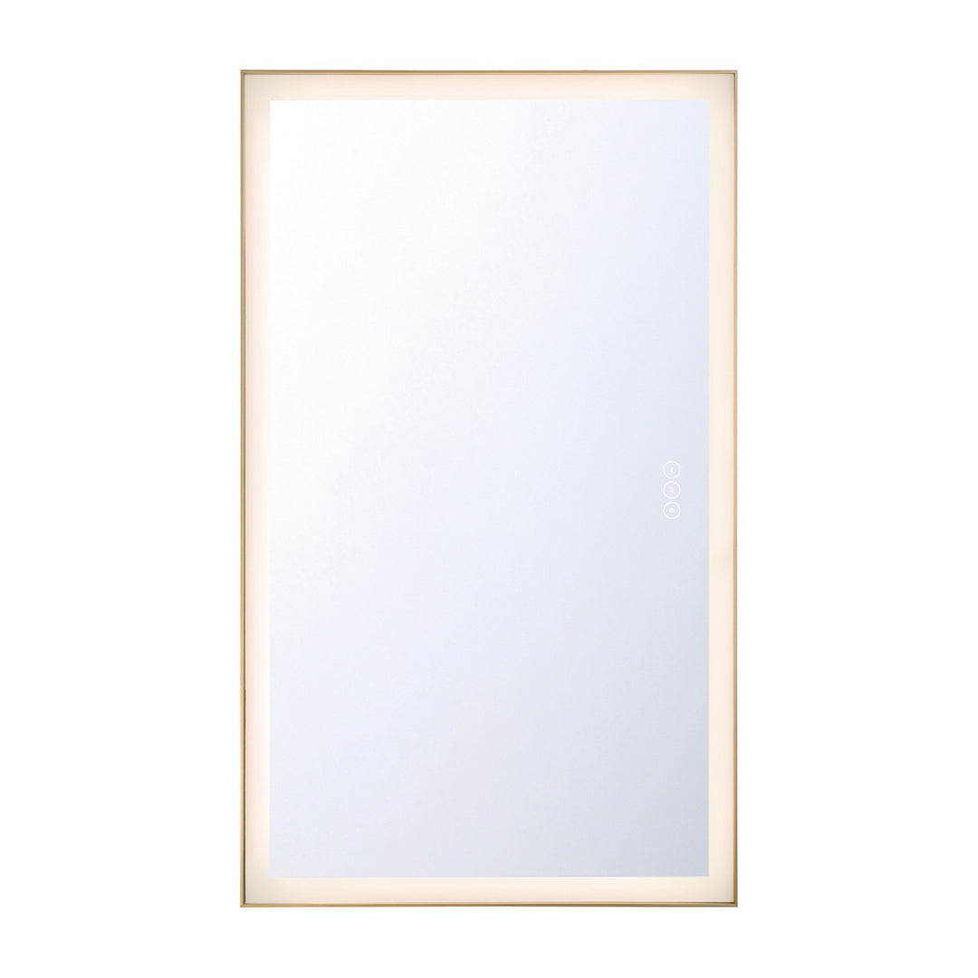 Lenora LED Mirror in Gold - available from The Lighting Shoppe, trusted by Canadian homeowners