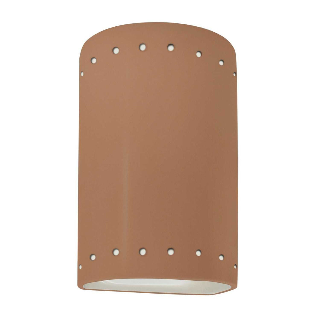 Ambiance One Light Wall Sconce in Adobe Justice Designs