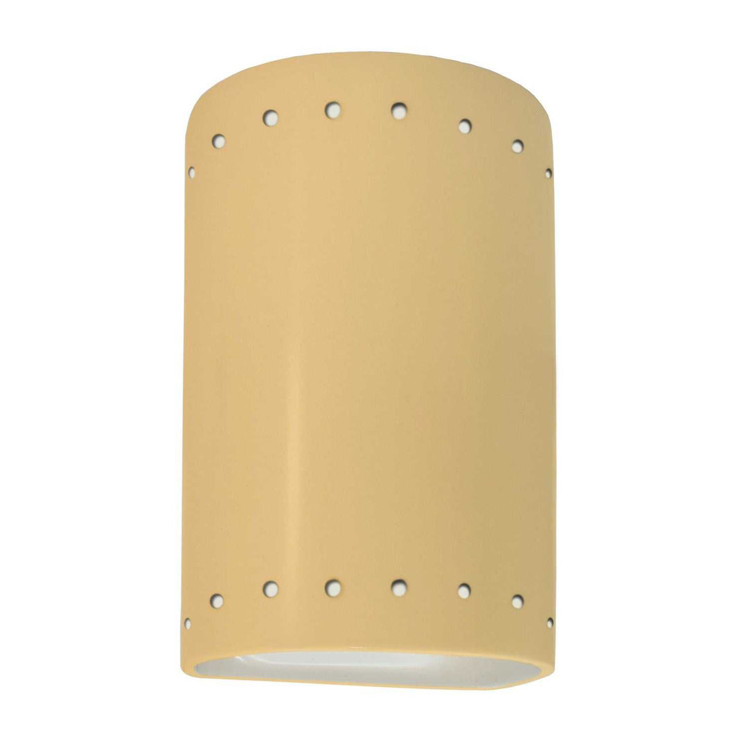 Ambiance One Light Wall Sconce in Muted Yellow Justice Designs