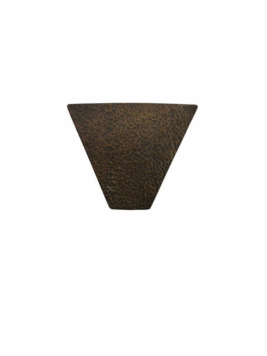 Ambiance Wall Sconce in Hammered Brass Justice Designs
