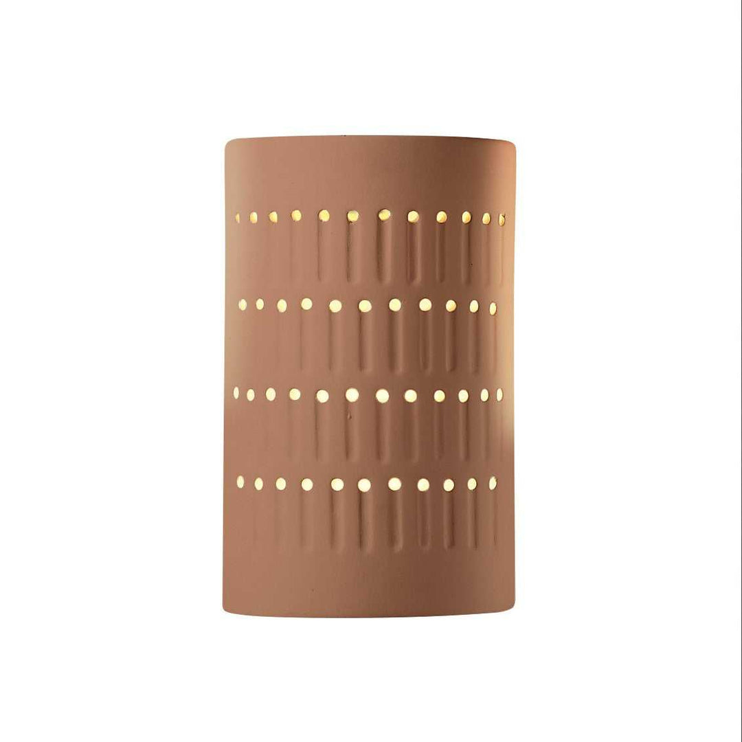 Ambiance One Light Wall Sconce in Adobe Justice Designs