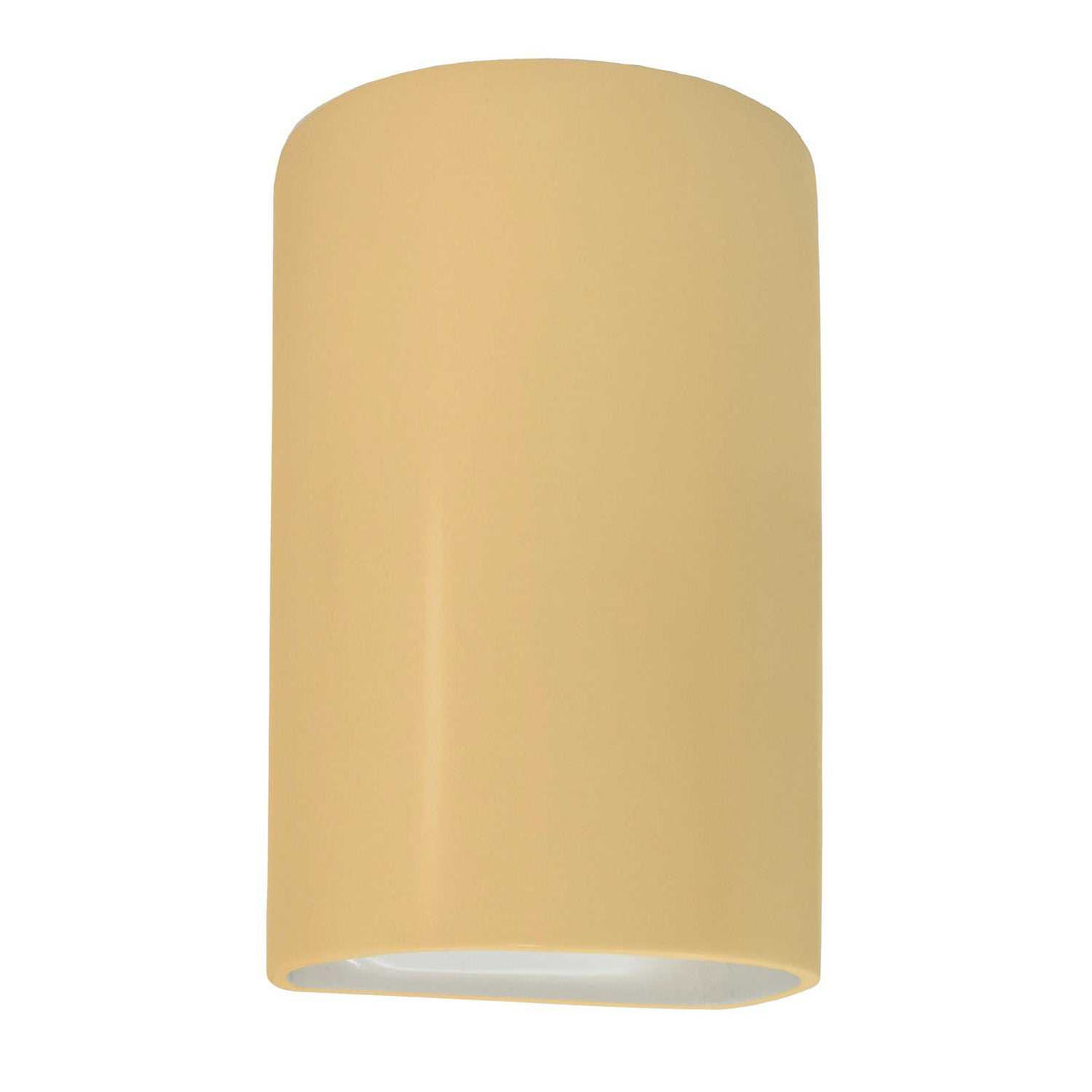 Ambiance One Light Outdoor Wall Sconce in Muted Yellow Justice Designs