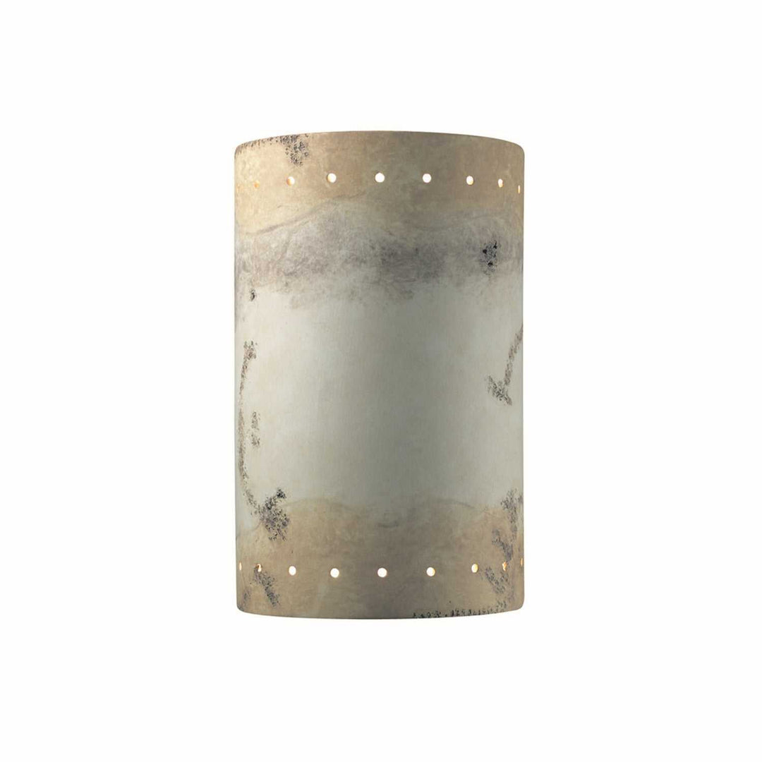 Ambiance LED Wall Sconce in Greco Travertine Justice Designs