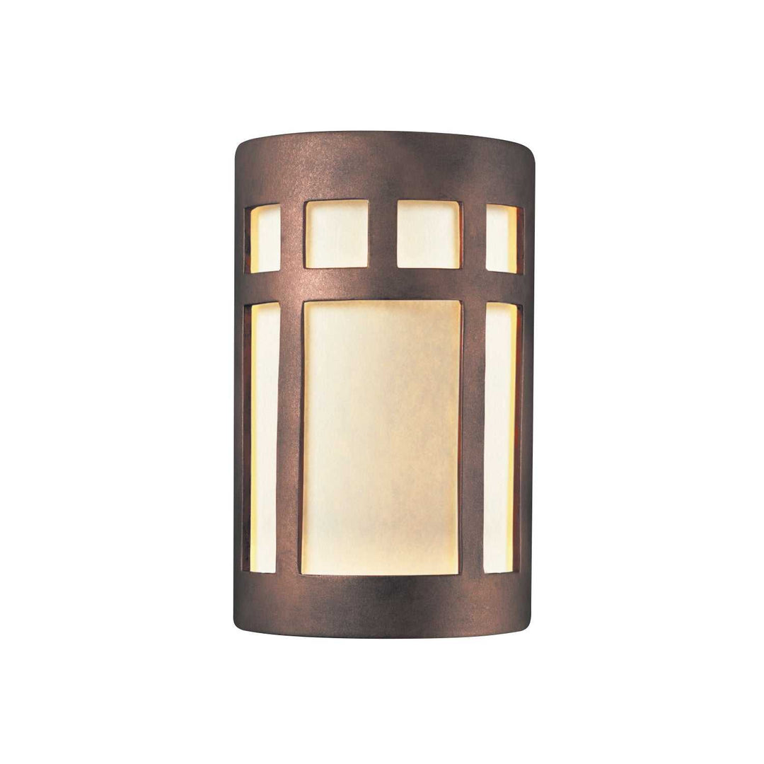 Ambiance Wall Sconce in Antique Copper Justice Designs
