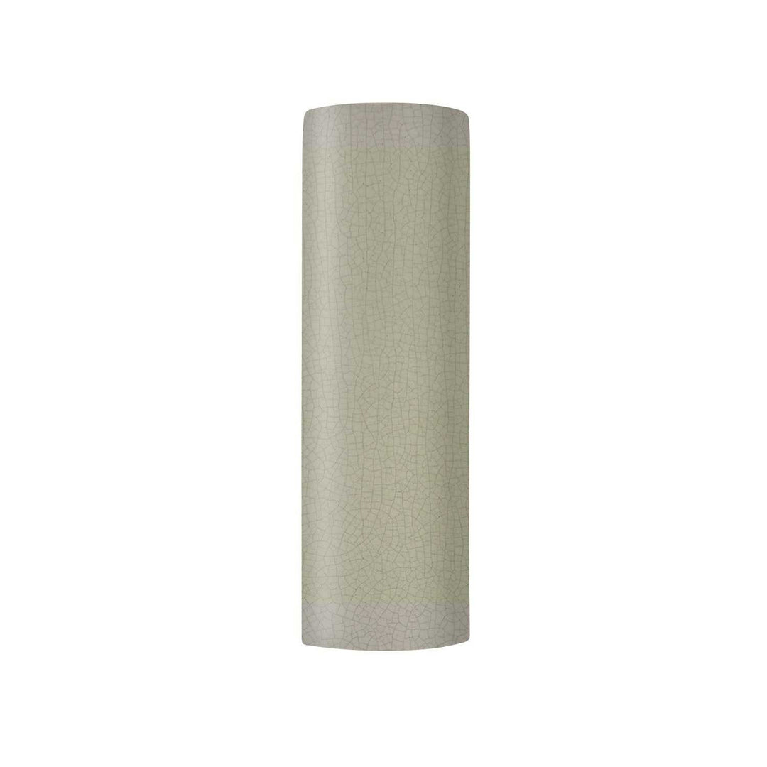 Ambiance One Light Wall Sconce in Celadon Green Crackle Justice Designs