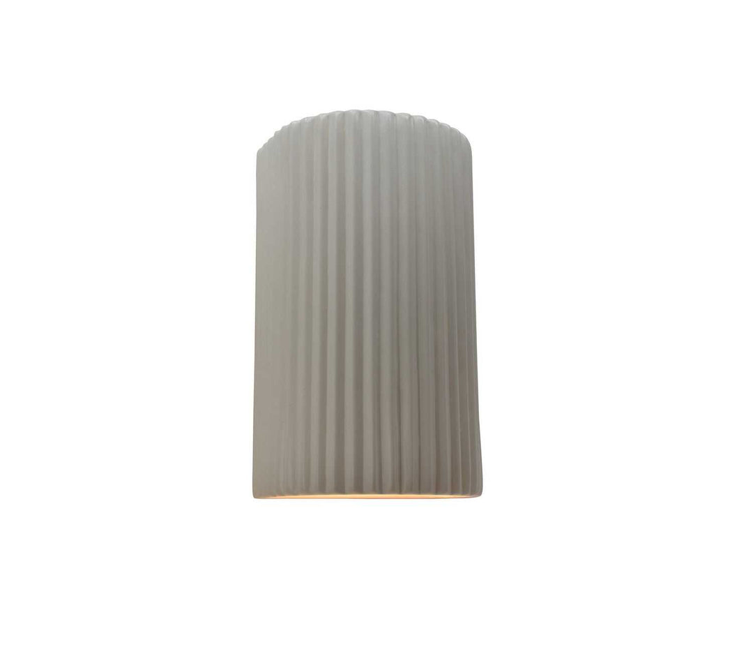 Ambiance One Light Wall Sconce in Matte White Justice Designs