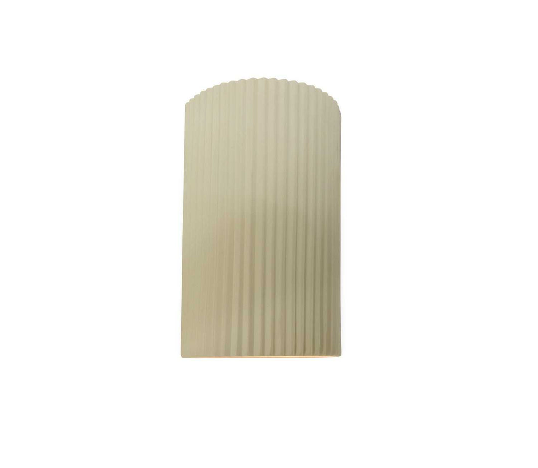 Ambiance One Light Wall Sconce in Vanilla (Gloss) Justice Designs