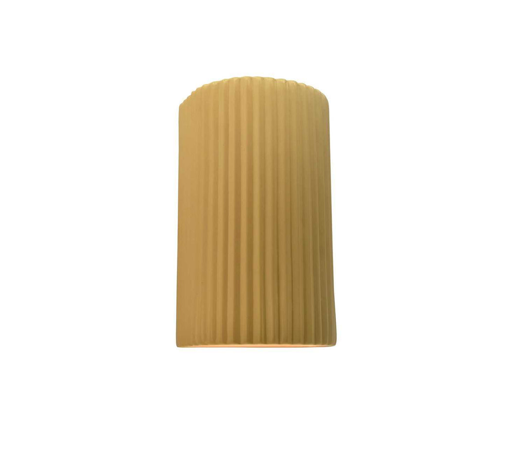 Ambiance LED Outdoor Wall Sconce in Muted Yellow Justice Designs