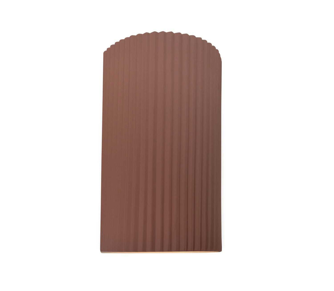 Ambiance Two Light Wall Sconce in Canyon Clay Justice Designs
