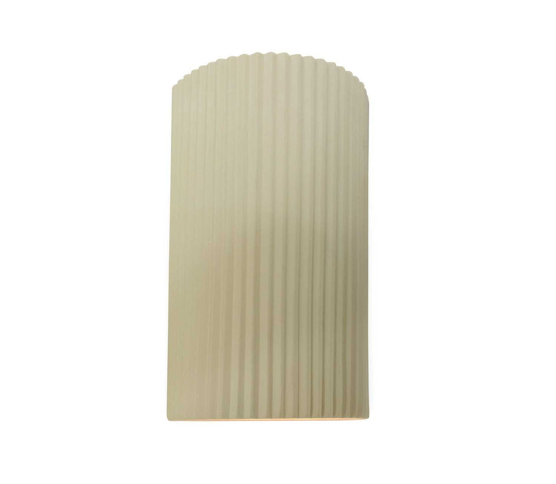 Ambiance Two Light Wall Sconce in Vanilla (Gloss) Justice Designs