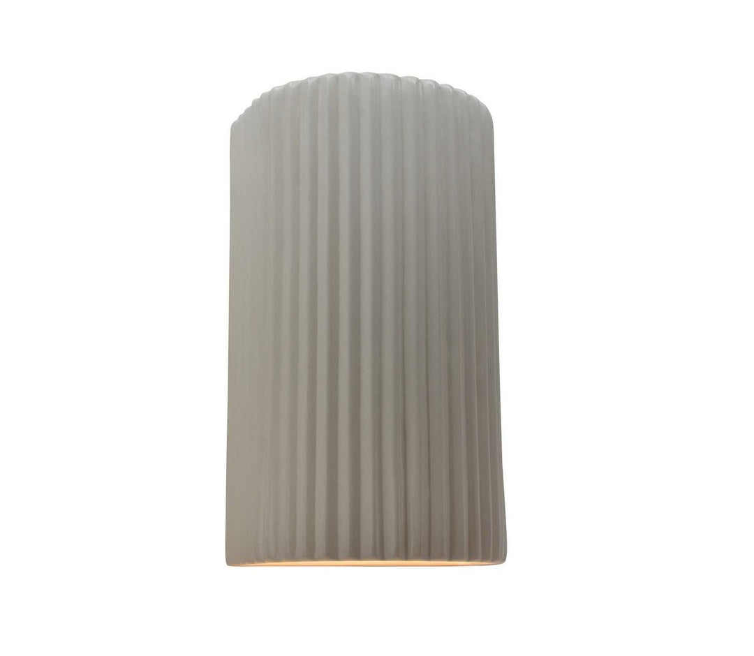 Ambiance LED Outdoor Wall Sconce in Matte White Justice Designs