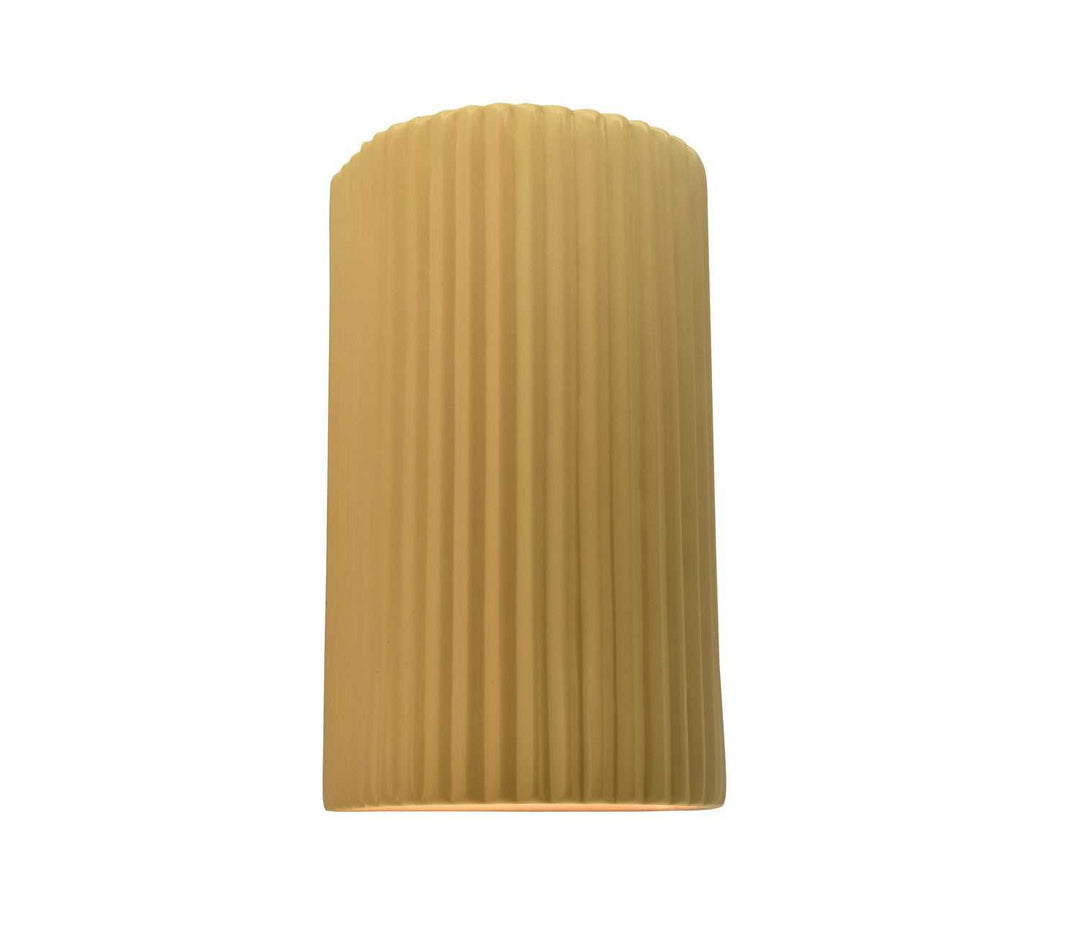 Ambiance LED Outdoor Wall Sconce in Muted Yellow Justice Designs
