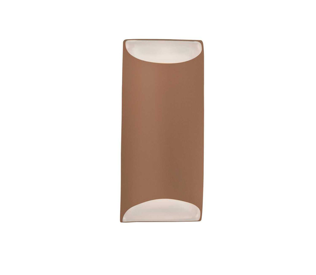 Ambiance Two Light Wall Sconce in Adobe Justice Designs