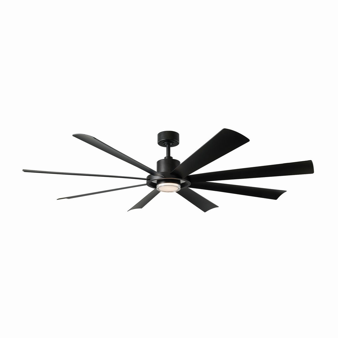 Modern Forms Fans Canada - FR-W2303-72L-MB - 72"Ceiling Fan - Aura - Matte Black