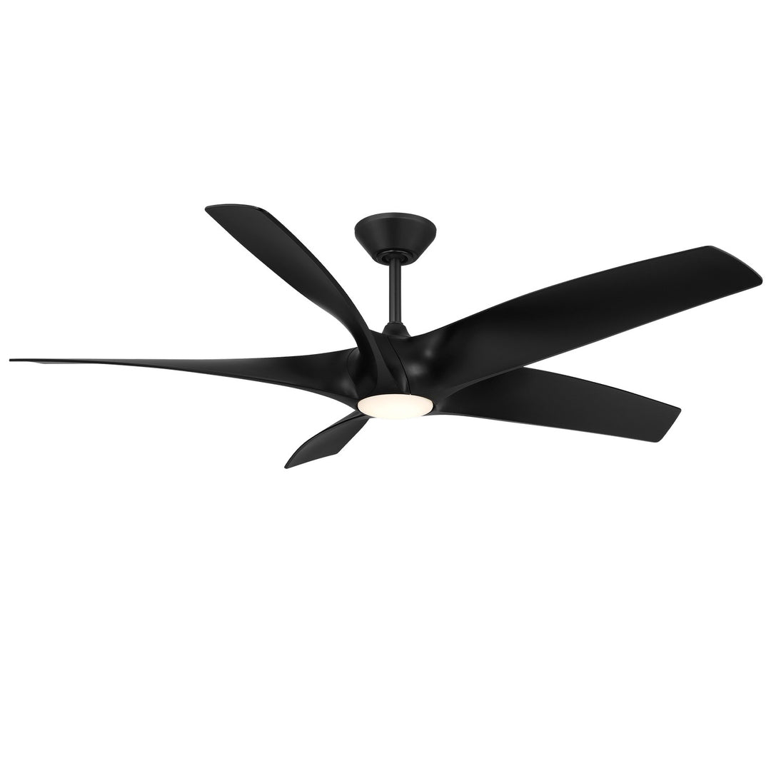 Modern Forms Fans Canada - FR-W2401-62L-MB - 62"Ceiling Fan - Zephyr 5 - Matte Black