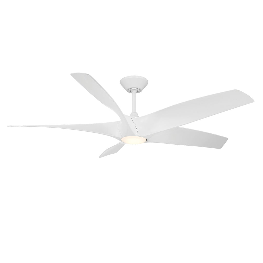Modern Forms Fans Canada - FR-W2401-62L-MW - 62"Ceiling Fan - Zephyr 5 - Matte White