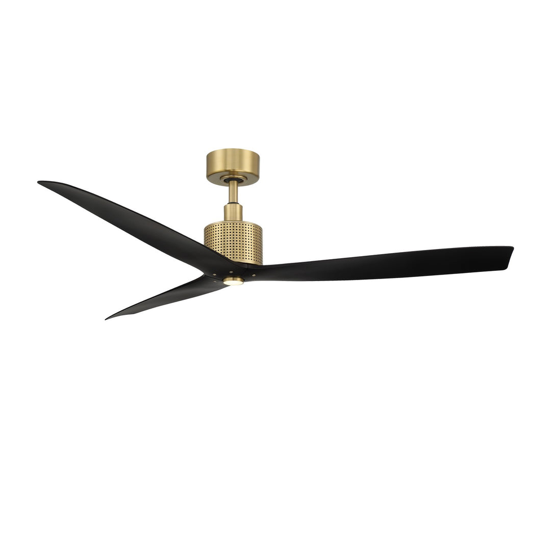 Modern Forms Fans Canada - FR-W2404-60L-SB/MB - 60"Ceiling Fan - Spinster - Soft Brass/Matte Black