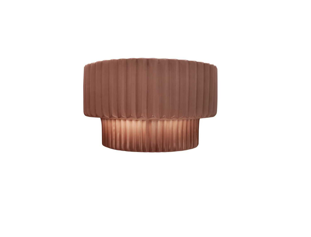 Ambiance One Light Wall Sconce in Canyon Clay Justice Designs