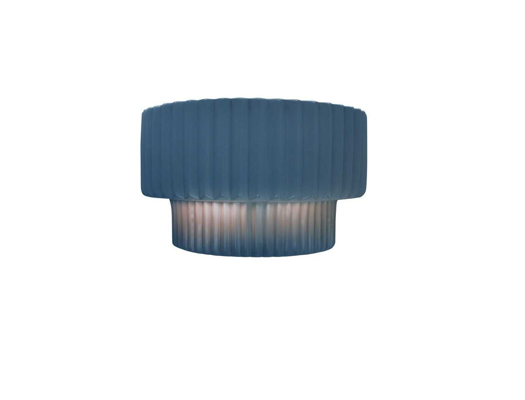 Ambiance One Light Wall Sconce in Midnight Sky w/ Matte White Justice Designs