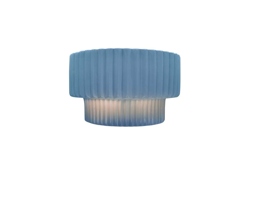 Ambiance One Light Wall Sconce in Sky Blue Justice Designs