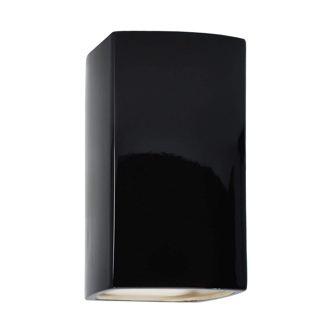 Justice Designs - CER-5915W-BLK - LED Wall Sconce - Ambiance - Gloss Black