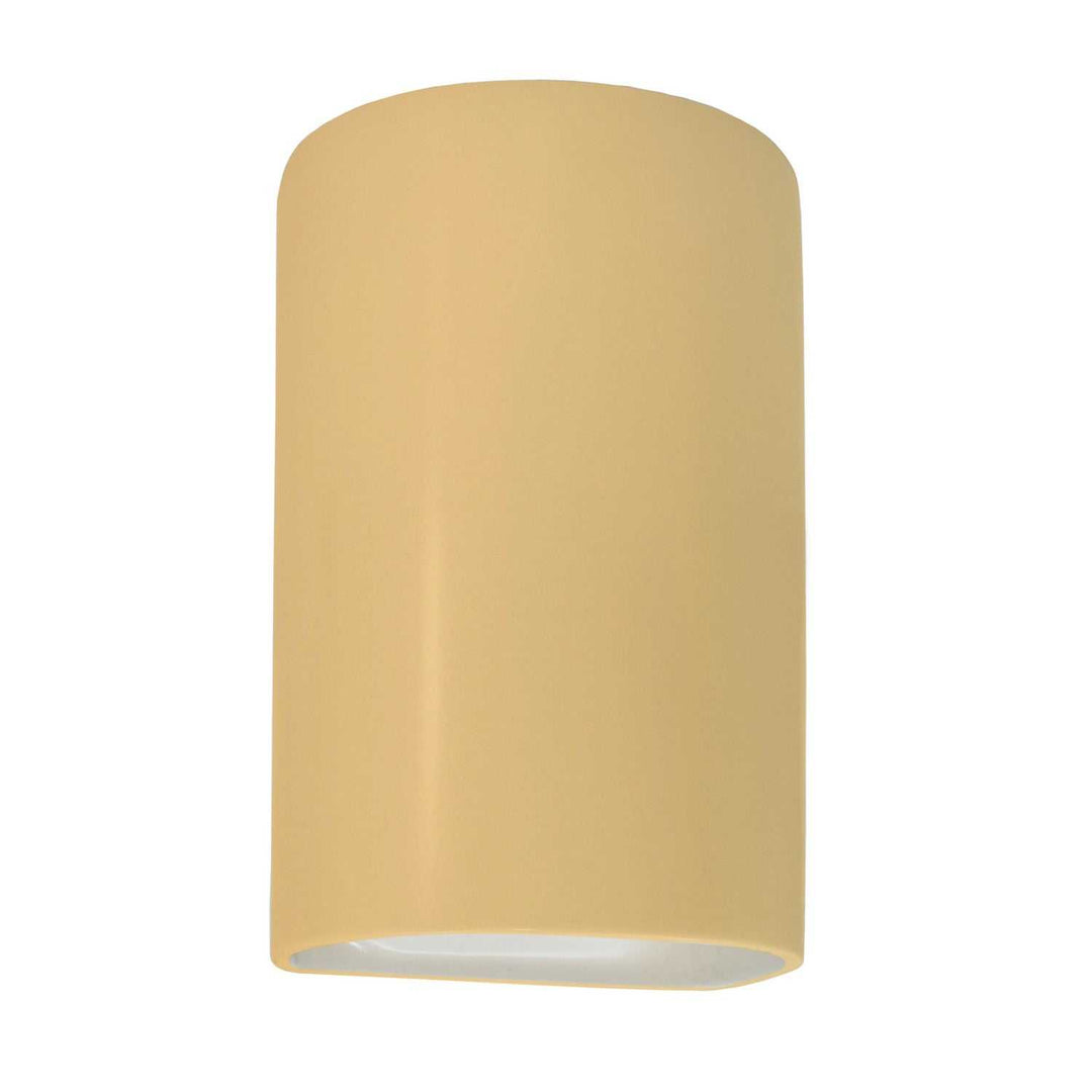 Ambiance LED Outdoor Wall Sconce in Muted Yellow Justice Designs