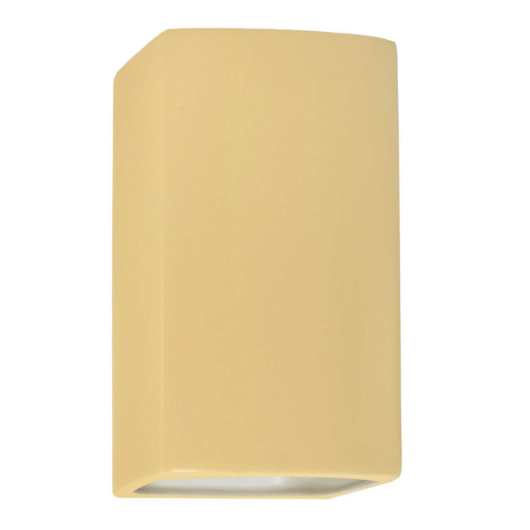 Ambiance LED Outdoor Wall Sconce in Muted Yellow Justice Designs