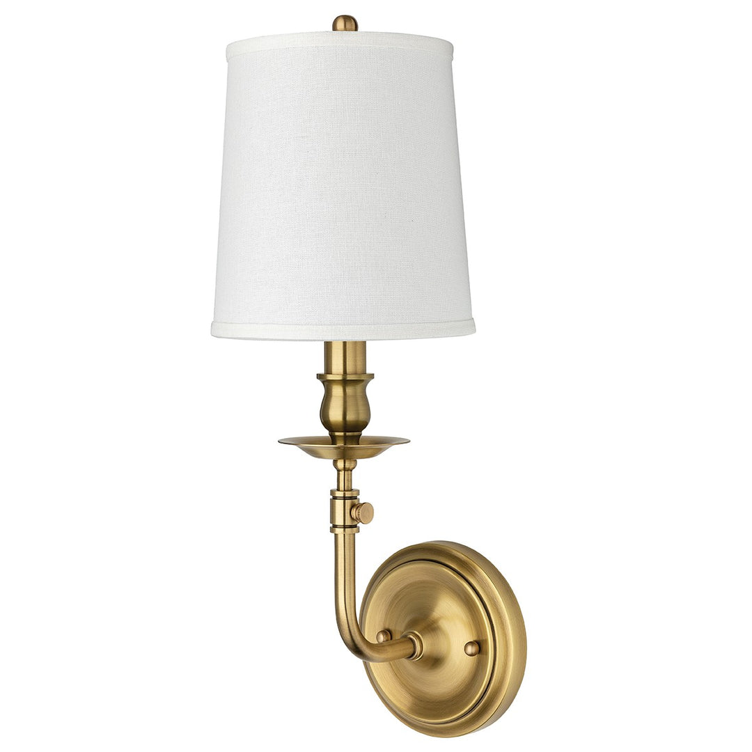 Hudson Valley Canada - 171-AGB - One Light Wall Sconce - Logan - Aged Brass