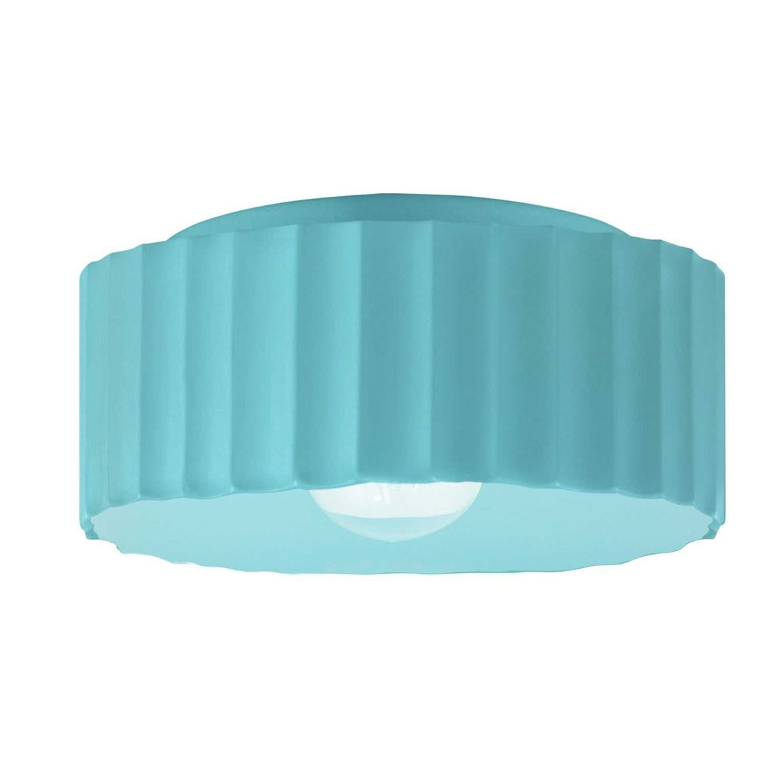 Radiance One Light Flush-Mount in Reflecting Pool Justice Designs