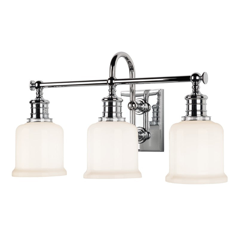Hudson Valley Canada - 1973-PC - Three Light Bath Bracket - Keswick - Polished Chrome