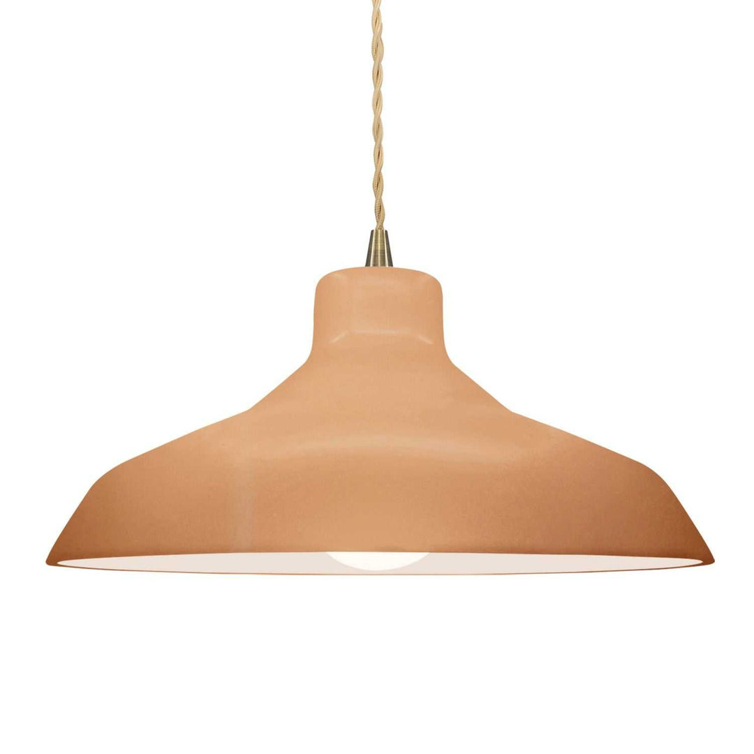 Radiance One Light Pendant in Adobe Justice Designs