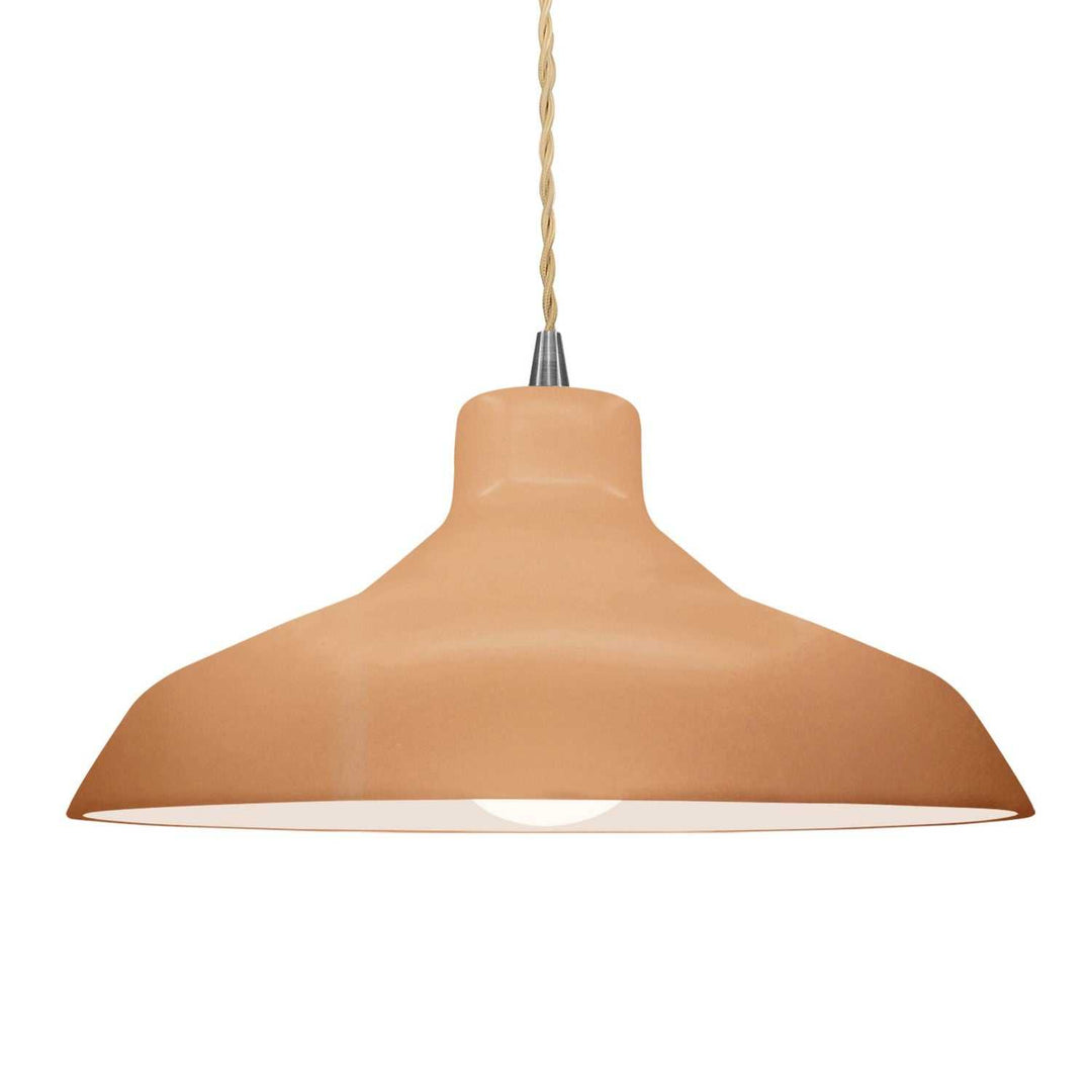 Radiance One Light Pendant in Adobe Justice Designs