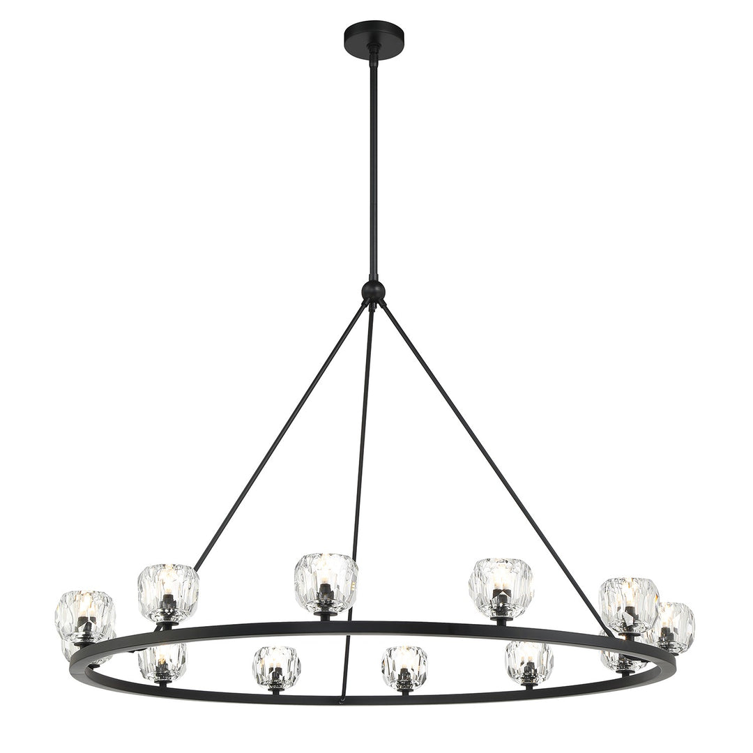 Aragon LED Chandelier in Matte Black - available from The Lighting Shoppe, trusted by Canadian homeowners