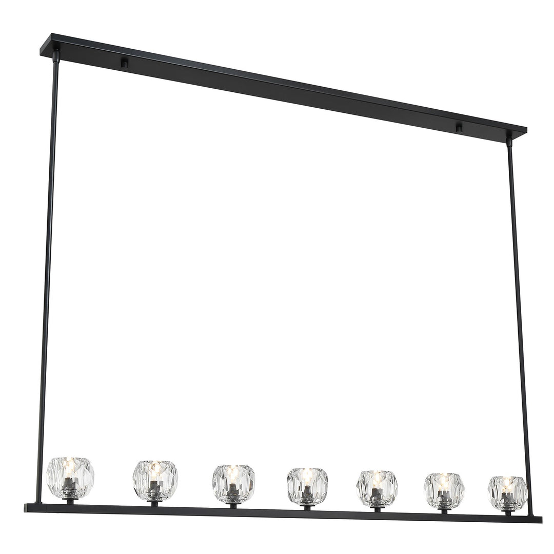 Aragon LED Chandelier in Matte Black - available from The Lighting Shoppe, trusted by Canadian homeowners